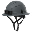 Milwaukee 48-73-1664 BOLT Gray Full Brim Vented Safety Helmet – Type 2, Class C
