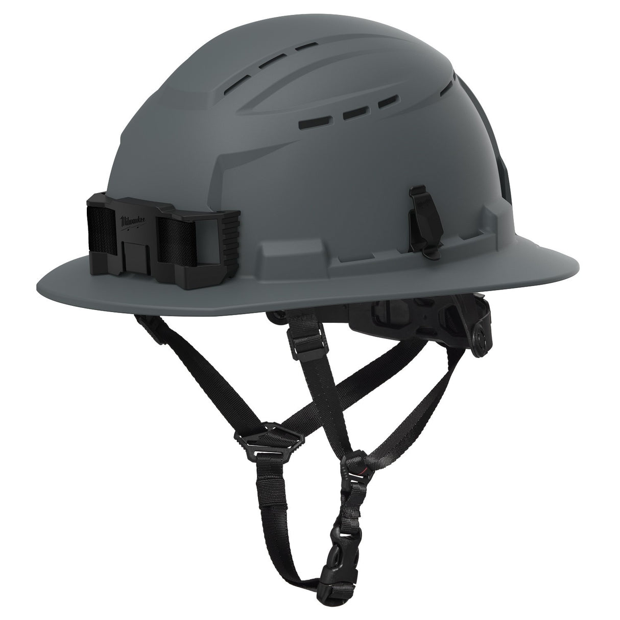 Milwaukee 48-73-1664 BOLT Gray Full Brim Vented Safety Helmet – Type 2, Class C