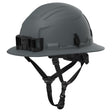 Milwaukee 48-73-1665 BOLT Gray Full Brim Safety Helmet – Type 2, Class E