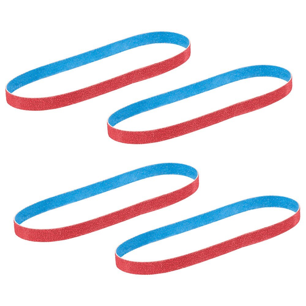 Milwaukee 48-80-9080 1/2" x 18" 80 Grit Bandfile Belts - 4 pack