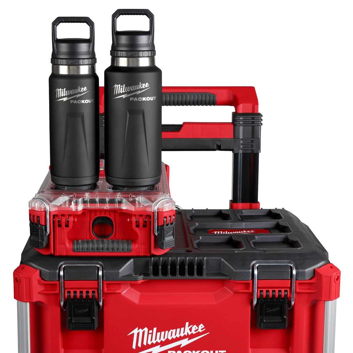 Milwaukee 48-82-8396BX PACKOUT 24 oz Insulated Bottle with Leakproof Chug Lid - 7