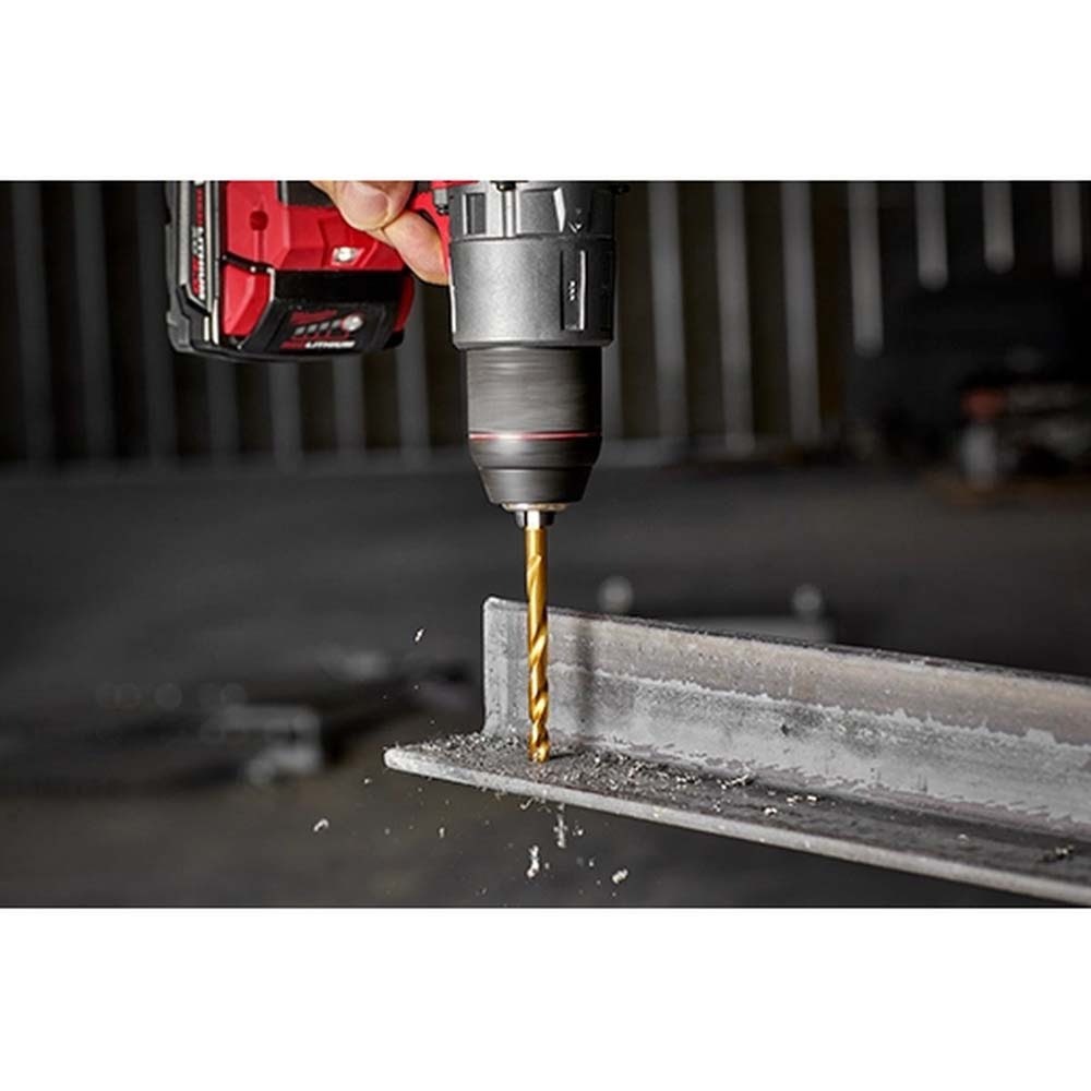 Milwaukee 48-89-4859 SHOCKWAVE Impact Duty RED HELIX Titanium Metric Drill Bit Set (10 Piece) - 3
