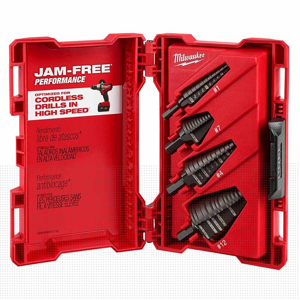 Milwaukee 48-89-9223 Milwaukee 4pc Set (#1, #4, #7, #12)
