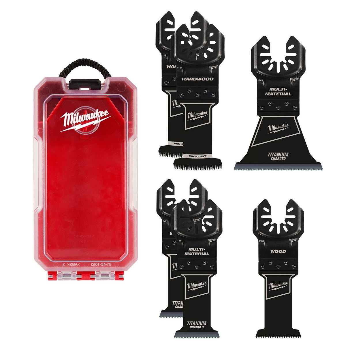 Milwaukee 49-10-9112 Milwaukee® OPEN-LOK™ 6PC MULTI-TOOL BLADE KIT - 8