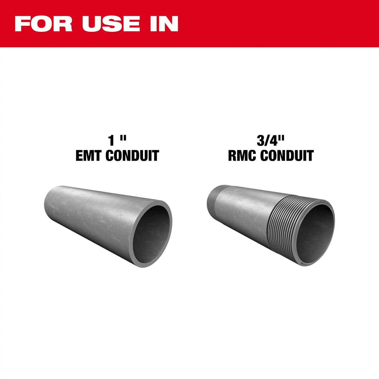 Milwaukee 49-16-0001 1” EMT / 3/4” RMC Conduit Bending Shoe - 3
