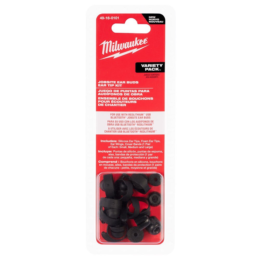 Milwaukee 49-16-0101 Jobsite Earbuds Ear Tip Kit