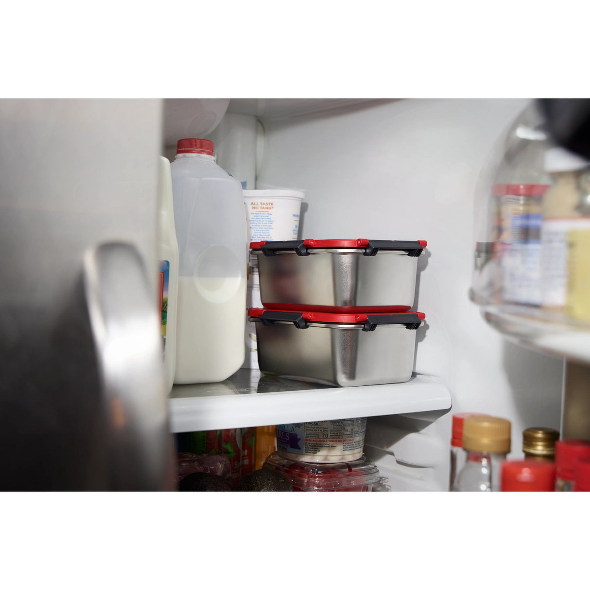 Milwaukee 49-16-0203 4.75 Cup Stainless Steel Containers for M18 Jobsite Lunch Warmer with Leak Proof Lids (3 Pack) - 8