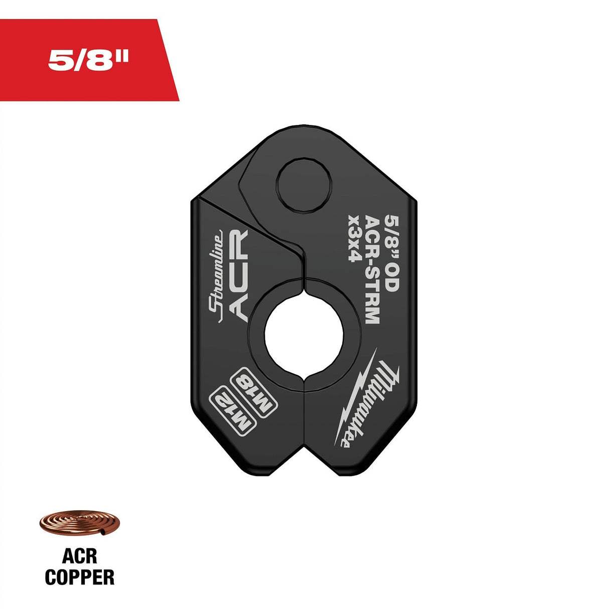 Milwaukee 49-16-2654MX 5/8" Streamline ACR Pivoting Press Ring - 12