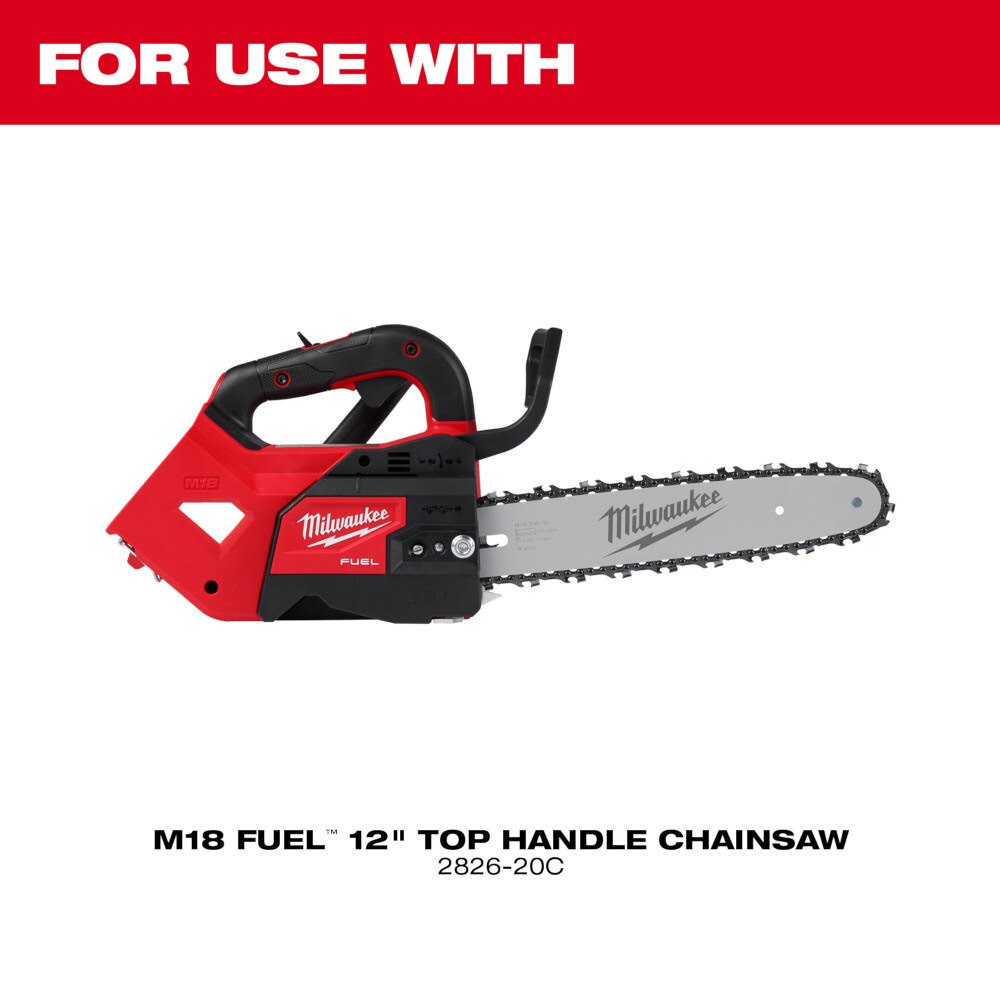 Milwaukee 49-16-2743 12" Top Handle Chainsaw Guide Bar - 2