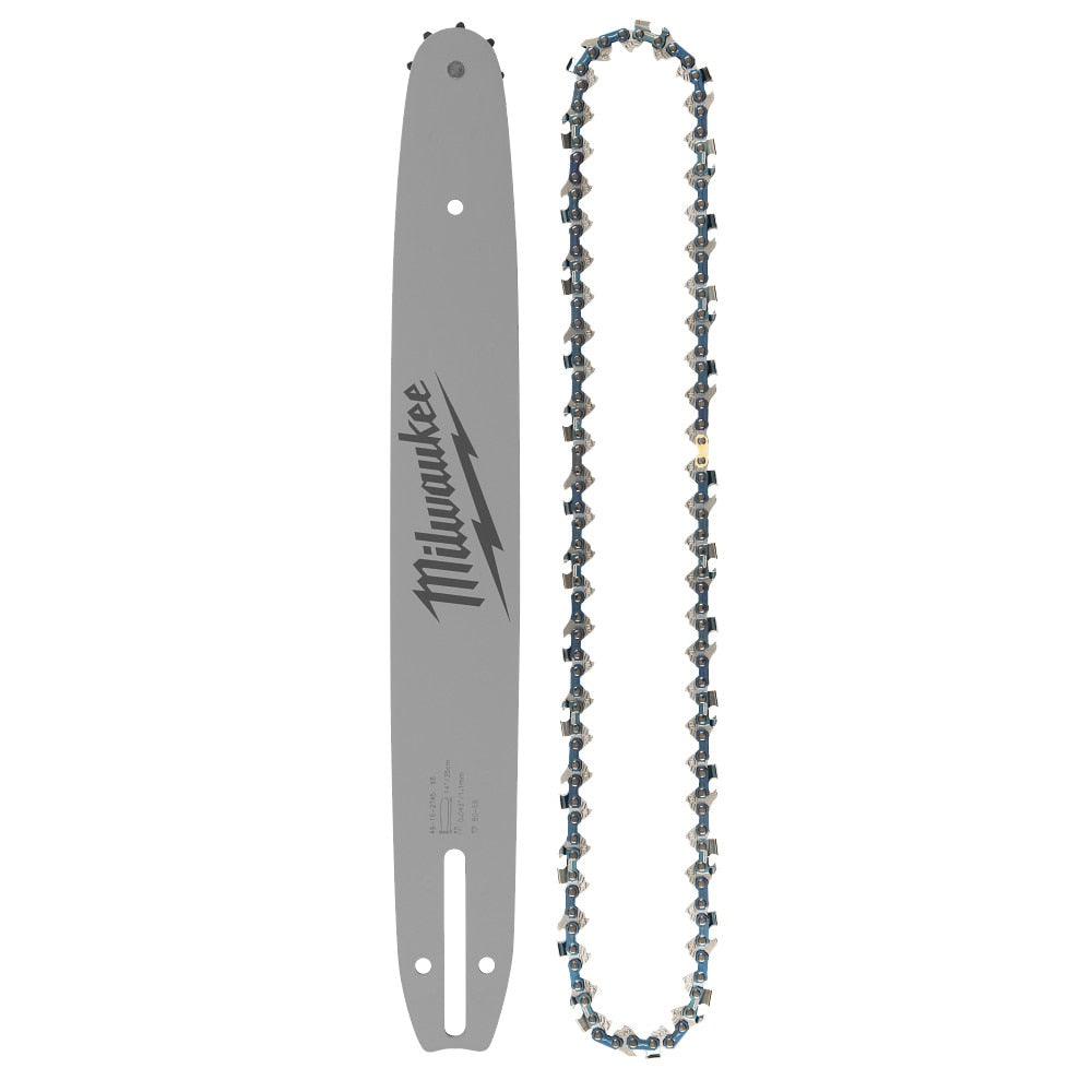 Milwaukee 49-16-2820 14" .325" LOW PROFILE Pitch, .043" Gauge Saw Chain and Guide Bar Set