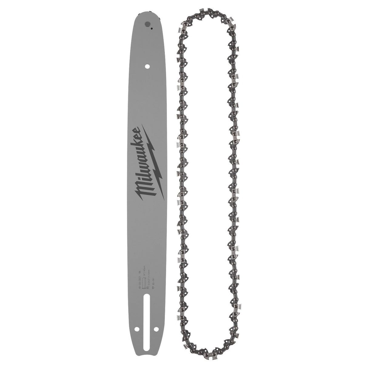 Milwaukee 49-16-2856 16 in. 3/8 in. Low Profile Pitch .043 in. Gauge Saw Chain and Guide Bar Set (2 Piece)