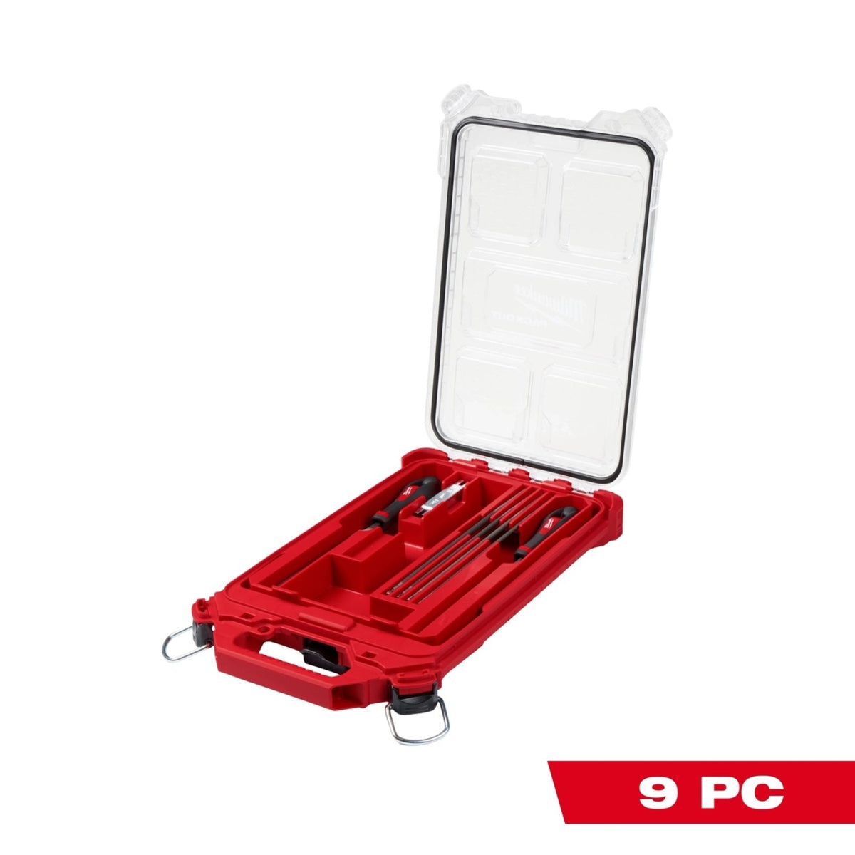 Milwaukee 49-16-2880 Saw Chain Sharpening Set with PACKOUT Low-Profile Organizer (9 Piece)