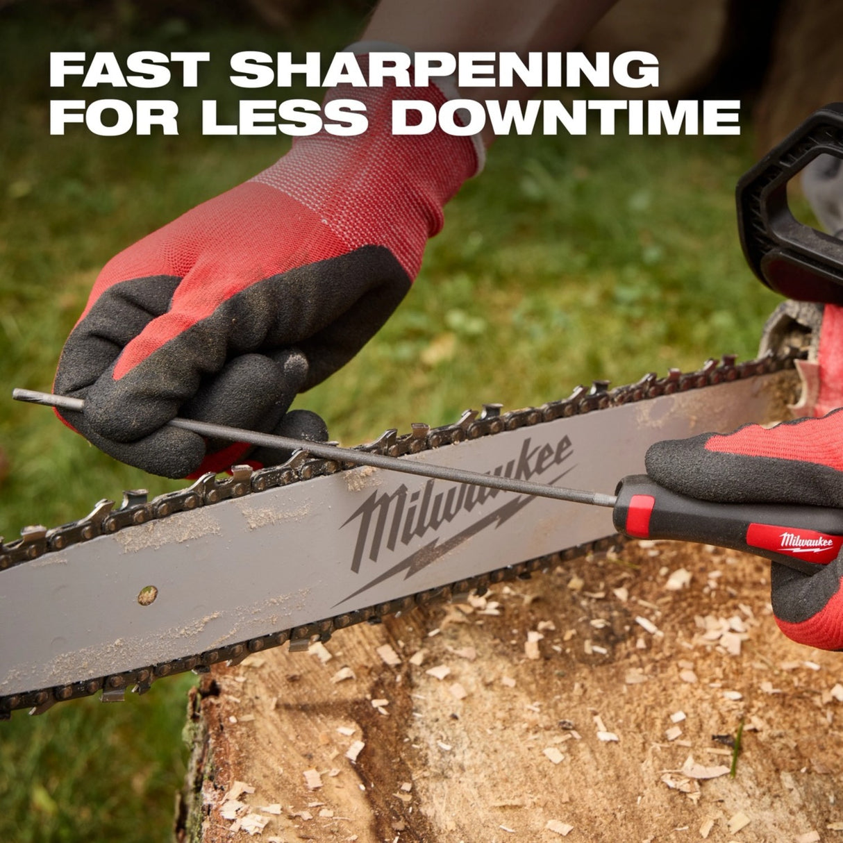 Milwaukee 49-16-2880 Saw Chain Sharpening Set with PACKOUT Low-Profile Organizer (9 Piece) - 5