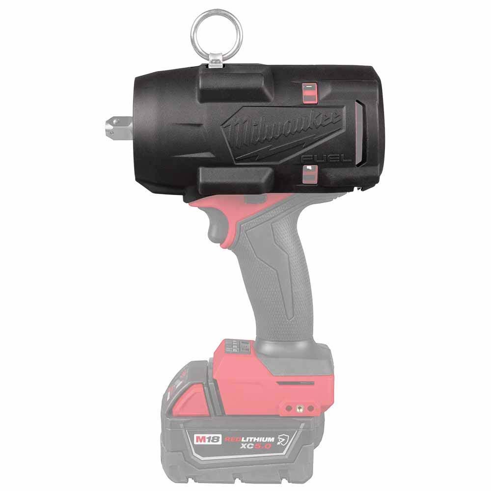 Milwaukee 49-16-2966 M18 FUEL 1/2" High Torque Impact Wrench w/ Pin Detent Protective Boot - 3