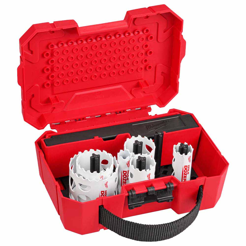 Milwaukee 49-22-4001 10 PC HOLE DOZER HVAC Hole Saw Kit - 7