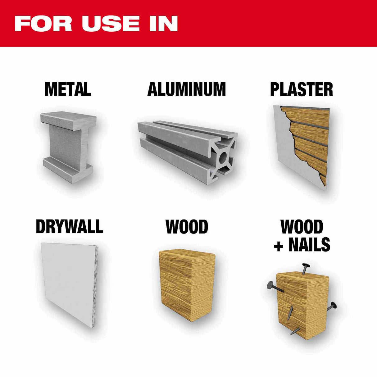 Milwaukee 49-22-4006 9-Piece General-Purpose Hole Dozer Hole Saw Kit - 2