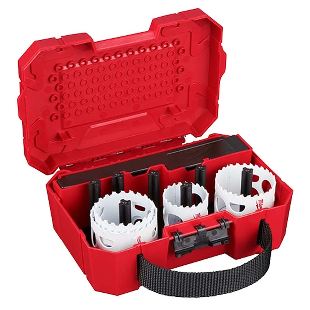 Milwaukee 49-22-4019 8 Piece HOLE DOZER Kit with Bi-Metal Hole Saws