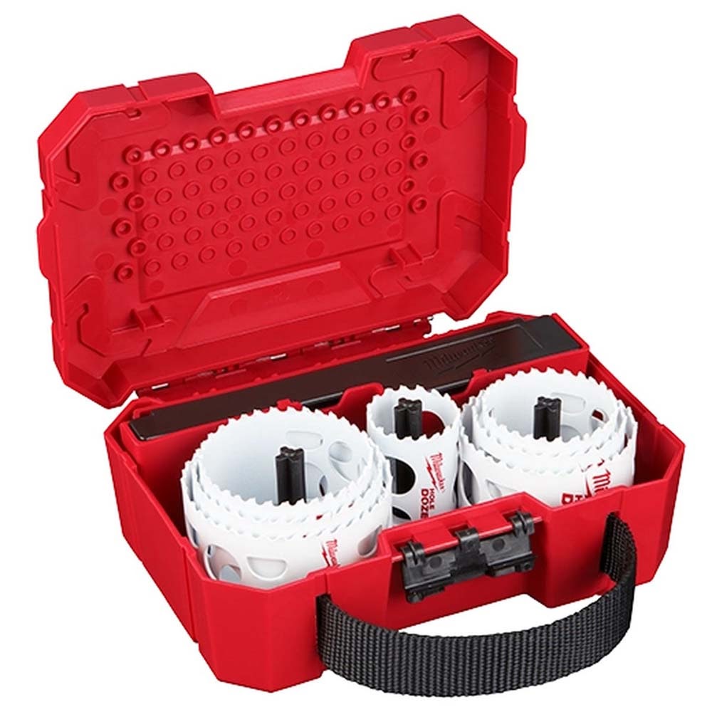 Milwaukee 49-22-4020 11 Piece Bi-Metal Hole Saw Set with Case