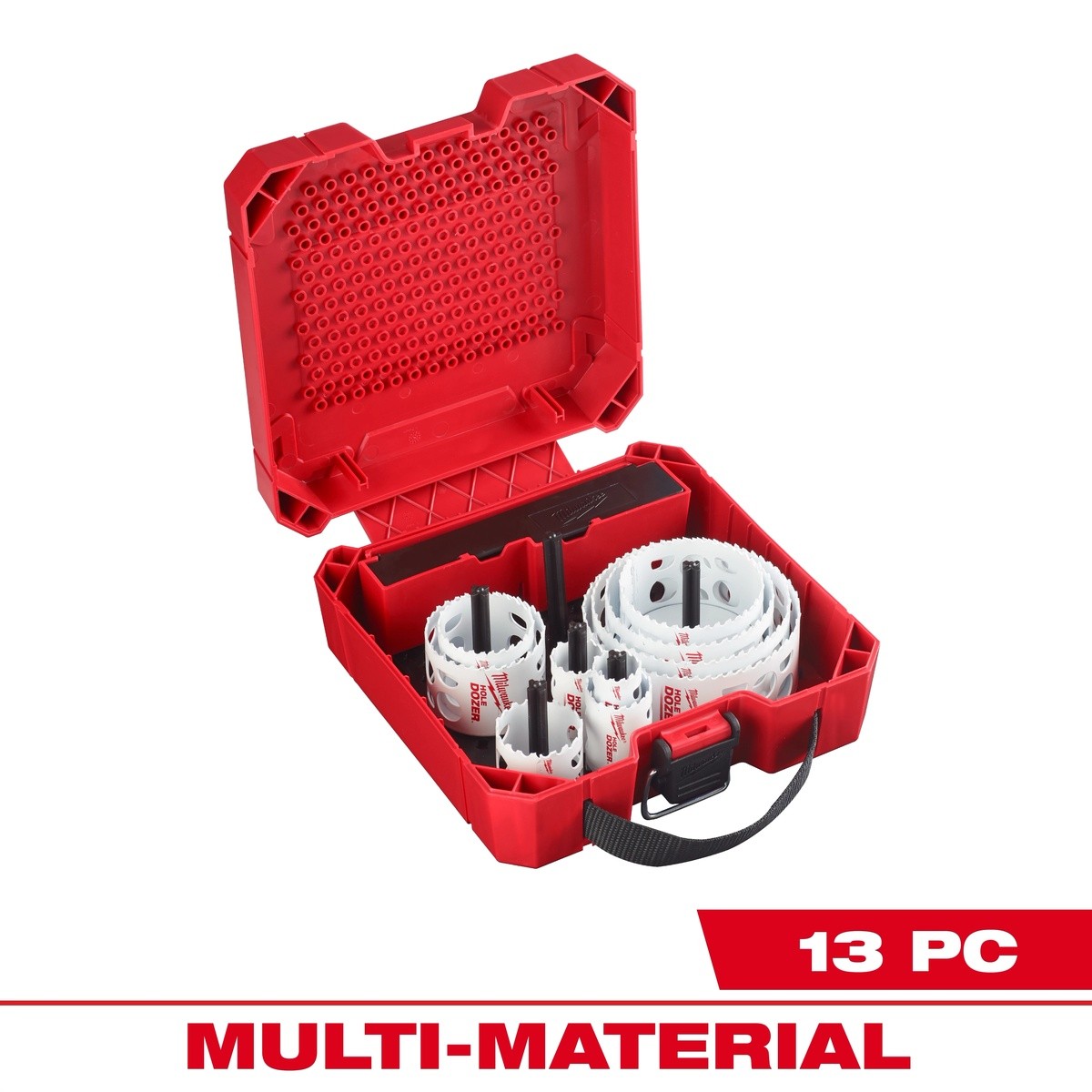 Milwaukee 49-22-4037 Hole Dozer Electricians Bi Metal Hole Saw Kit with Case (13 Piece) - 2