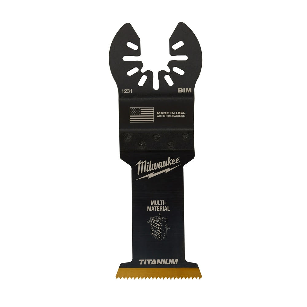 Milwaukee 49-25-1231 Milwaukee® OPEN-LOK™ 1-3/8" TITANIUM ENHANCED BI-METAL MULTI-MATERIAL BLADE 1PK - 5