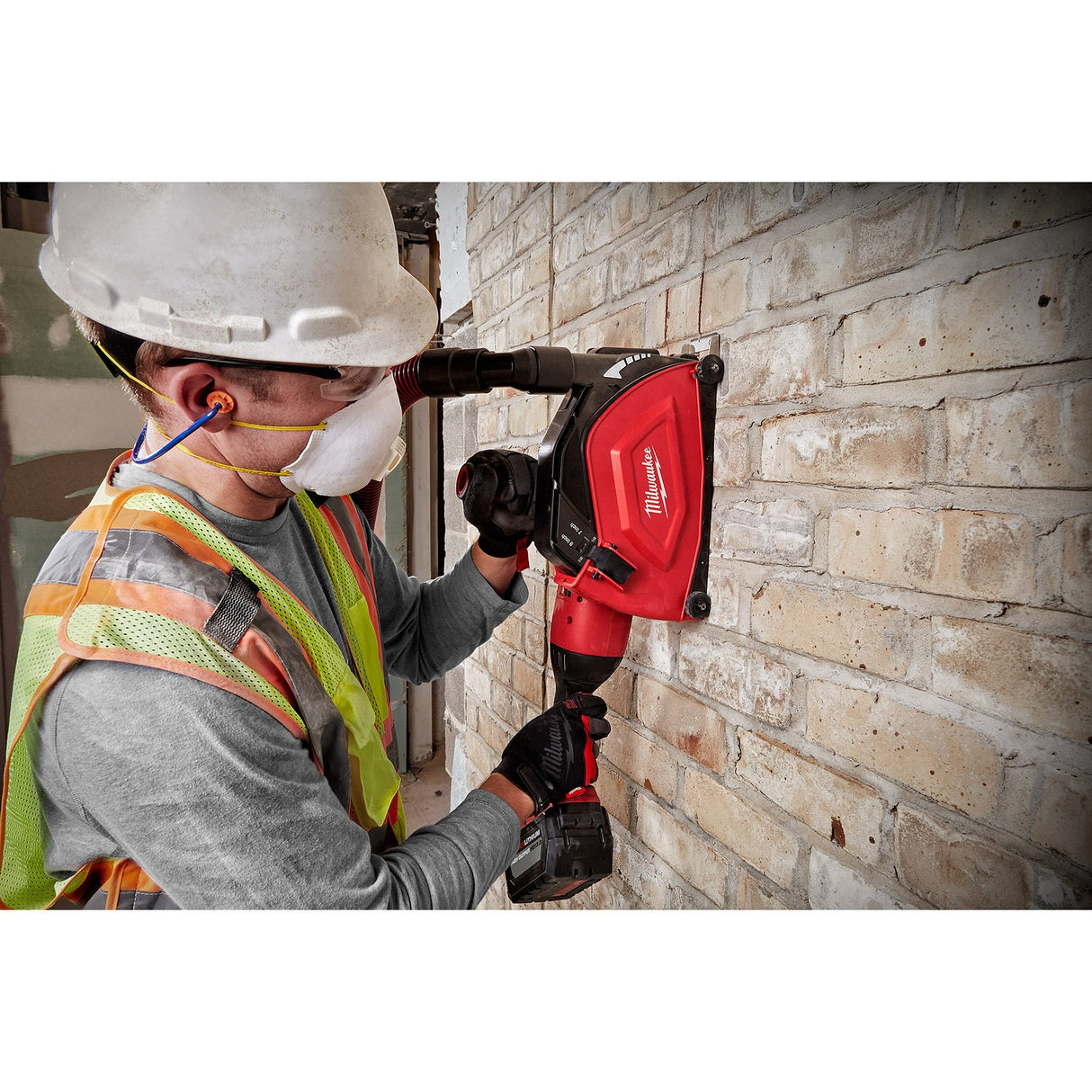 Milwaukee 49-40-6120 7" / 9" Large Angle Grinder Cutting Dust Shroud - 6