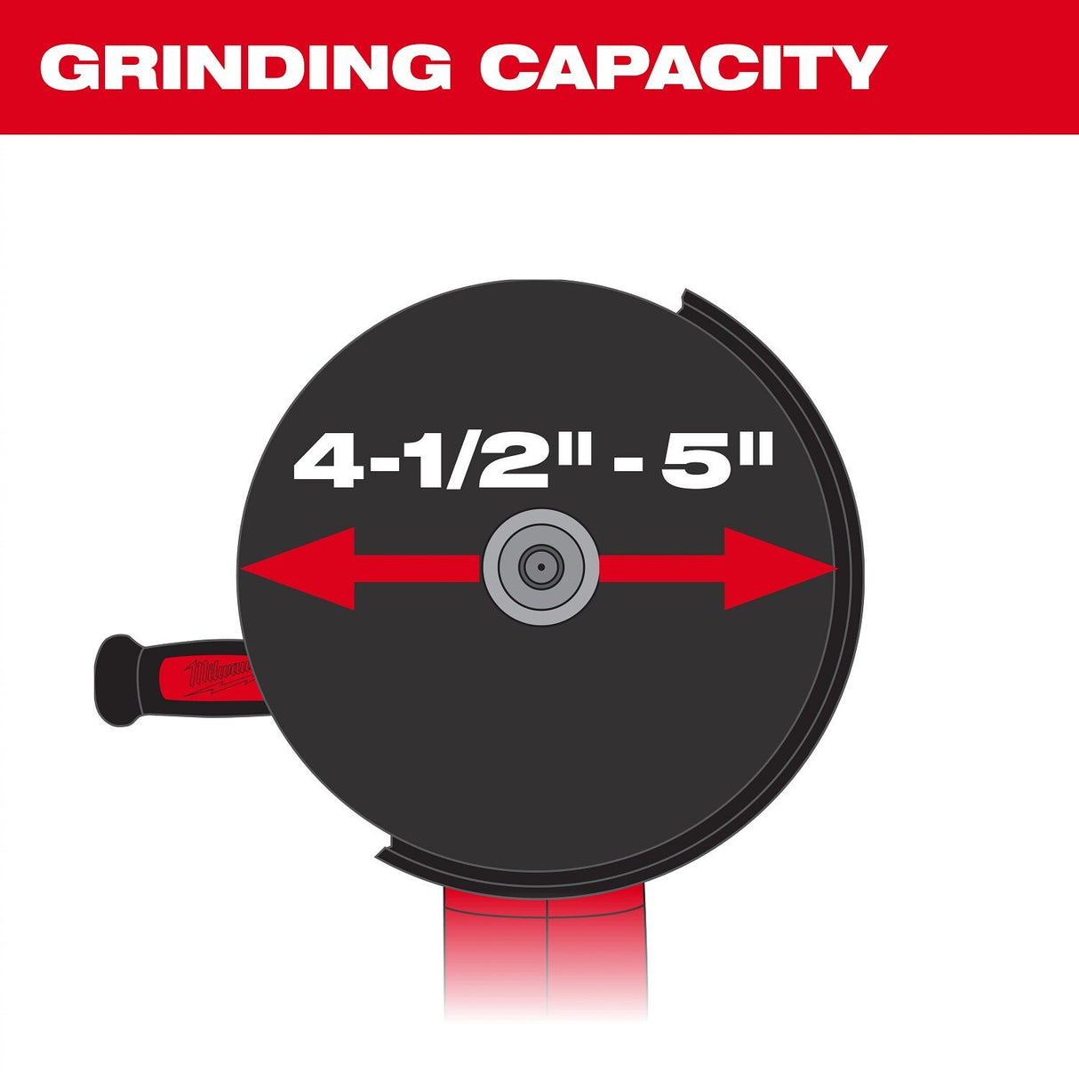 Milwaukee 49-40-6200 4-1/2" to 5" Surface Grinding Dust Shroud for Angle Grinders - 3