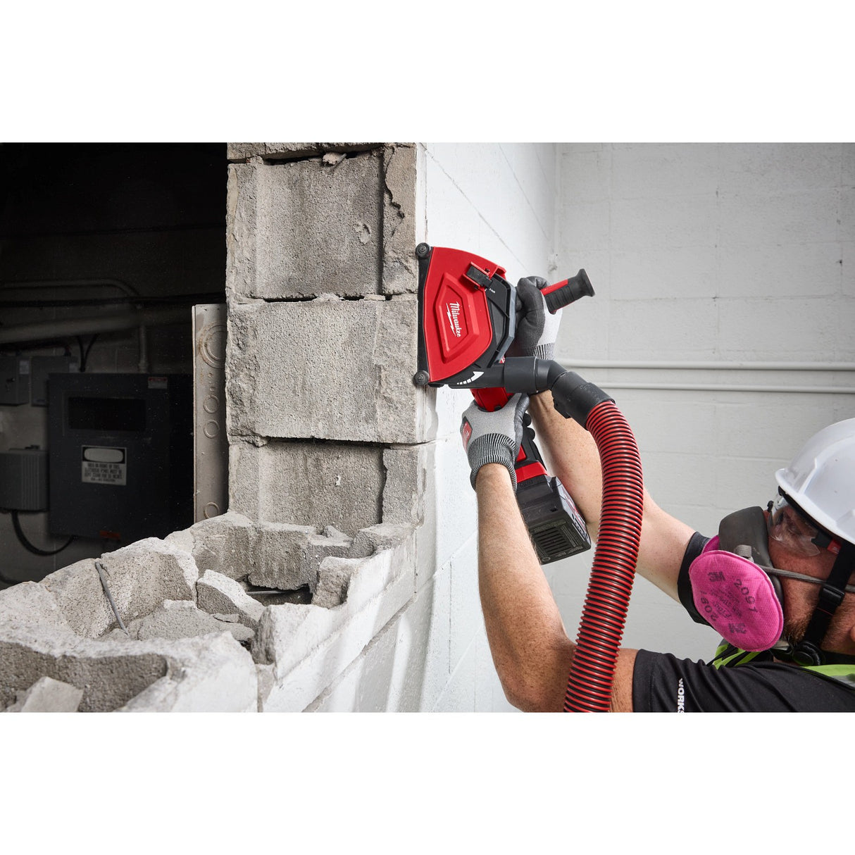 Milwaukee 49-40-6205 5" Cutting Dust Shroud for Angle Grinder Silica Dust Control - 6