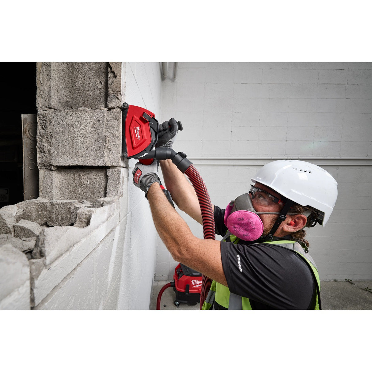 Milwaukee 49-40-6205 5" Cutting Dust Shroud for Angle Grinder Silica Dust Control - 7