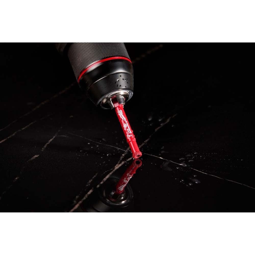 Milwaukee 49-56-0509 3/8" Diamond Hole Saw for Tile, Stone, and Glass - 4
