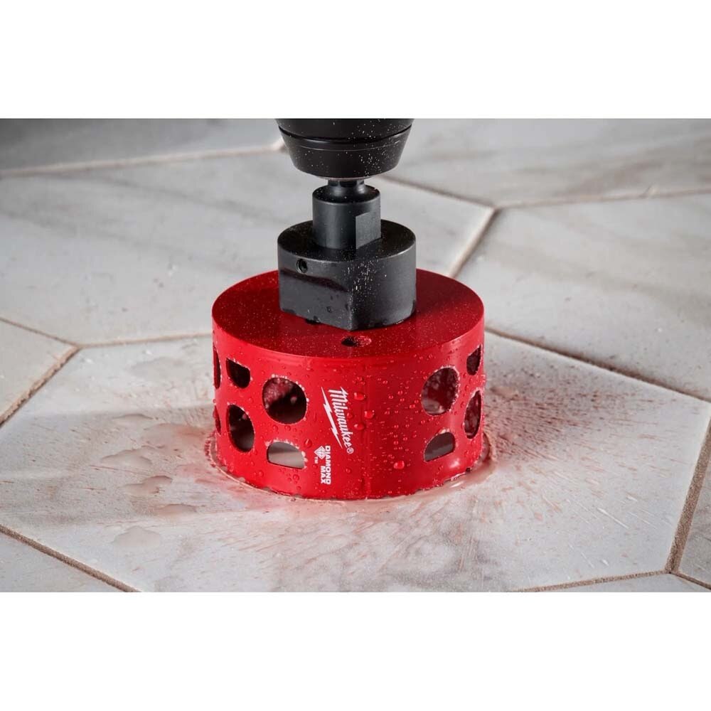 Milwaukee 49-56-5730 Diamond Max Hole Saw Set - 6 Piece for Porcelain and Stone - 5