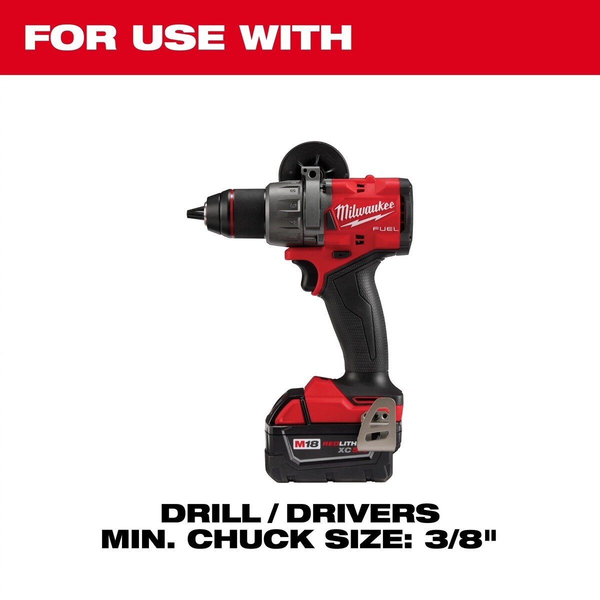 Milwaukee 49-56-7235 3/8" Pull-Back Arbor with Retractable Starter Bit - 4