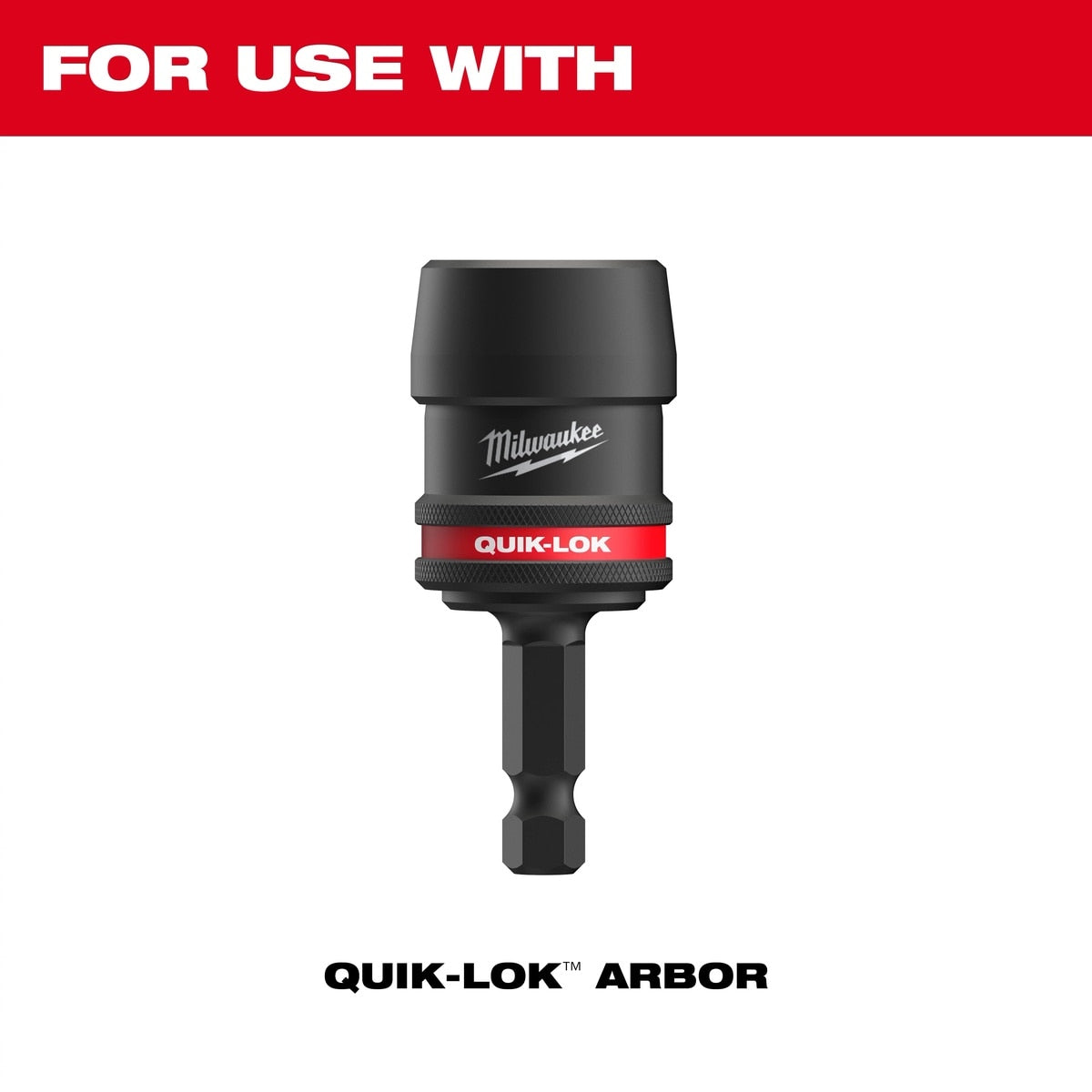 Milwaukee 49-56-7576 Hole Enlargement Thread Adapter for QUIK-LOK Hole Saw Arbors - 5