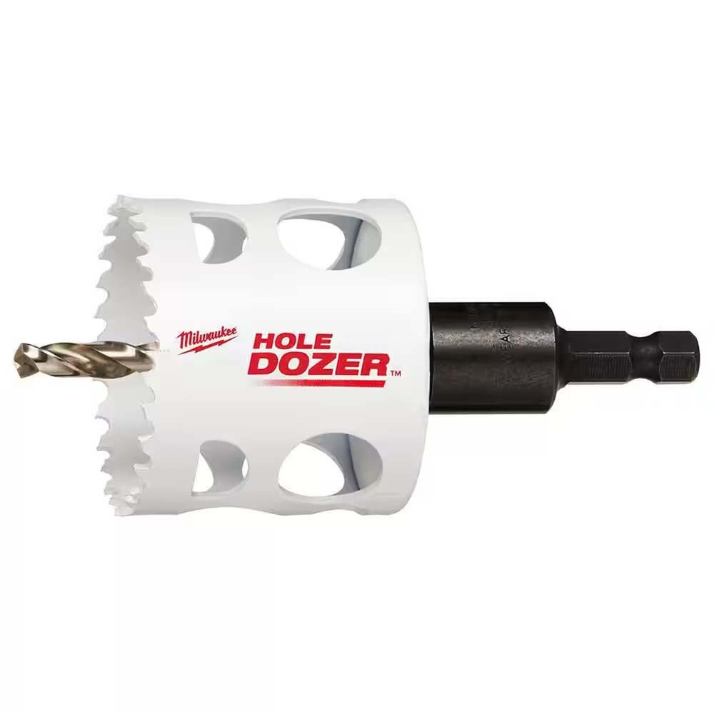 Milwaukee 49-56-9668 2-1/8" Hole Dozer Bi-Metal Hole Saw with Arbor & Pilot Bit