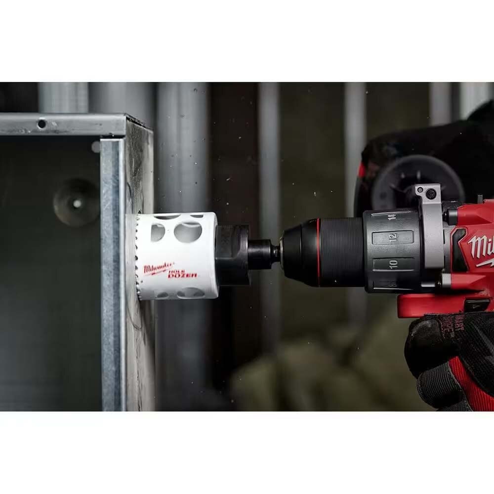 Milwaukee 49-56-9671 1-3/8" HOLE DOZER Bi-Metal Hole Saw with Arbor - 6