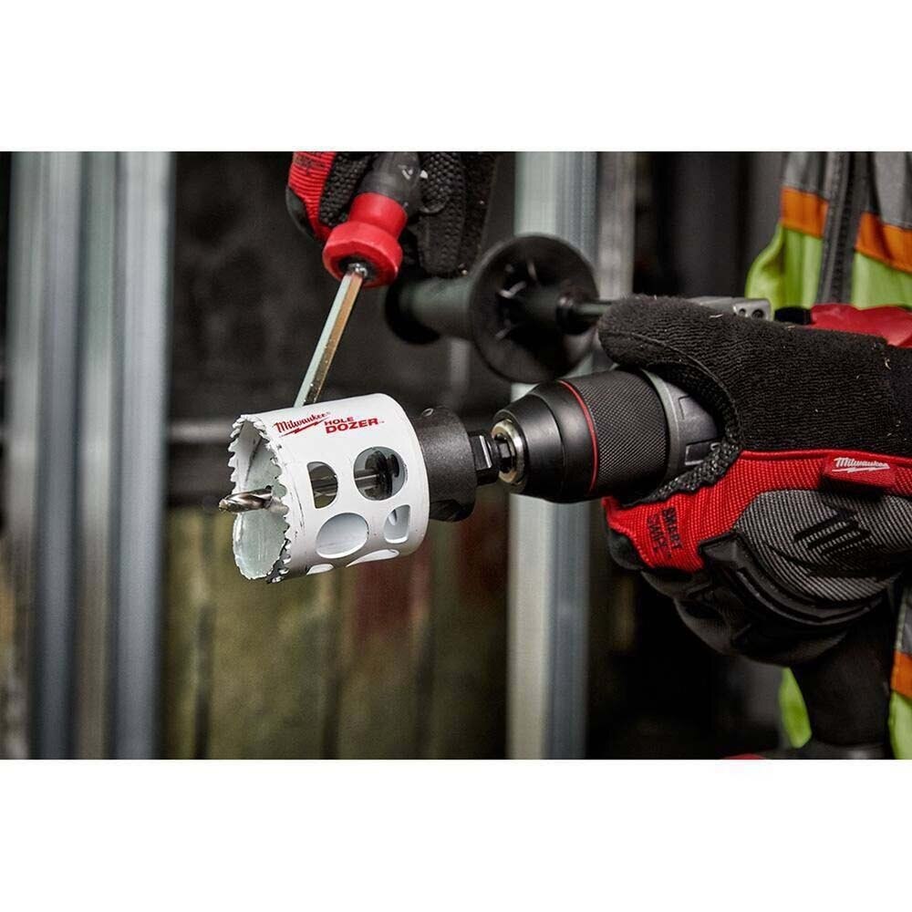 Milwaukee 49-56-9671 1-3/8" HOLE DOZER Bi-Metal Hole Saw with Arbor - 7
