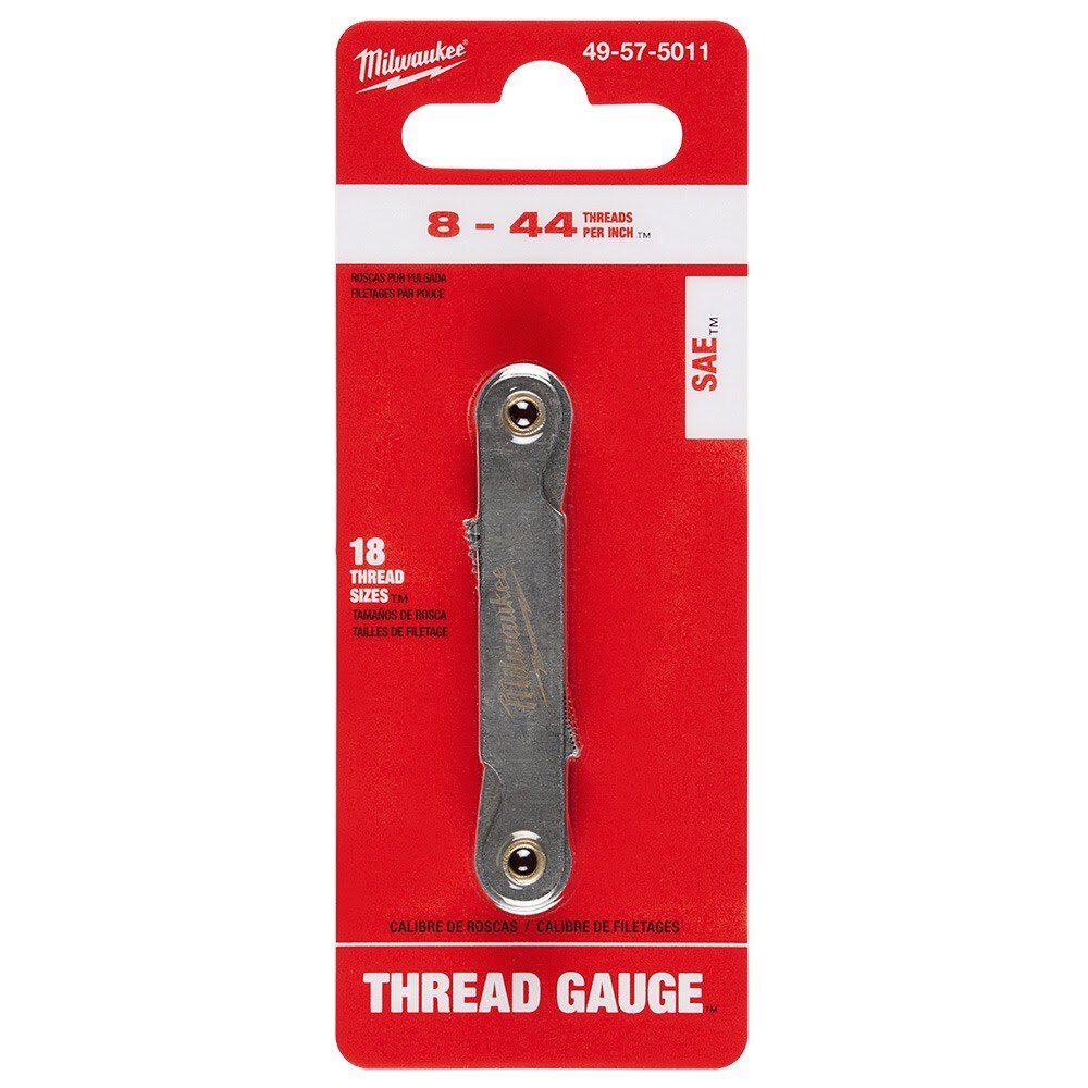 Milwaukee 49-57-5011 8-44 TPI SAE Thread Gauge - 4