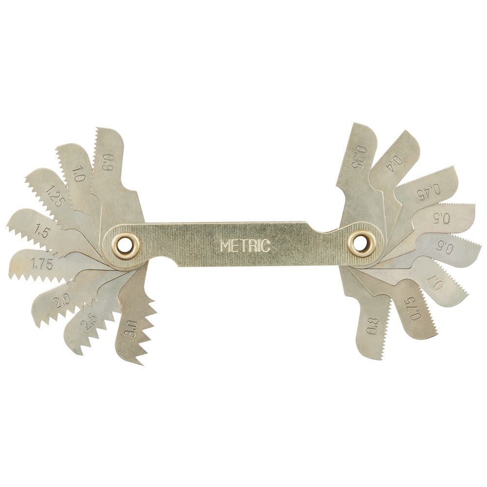 Milwaukee 49-57-5012 0.35-3.00 mm Metric Thread Pitch Gauge