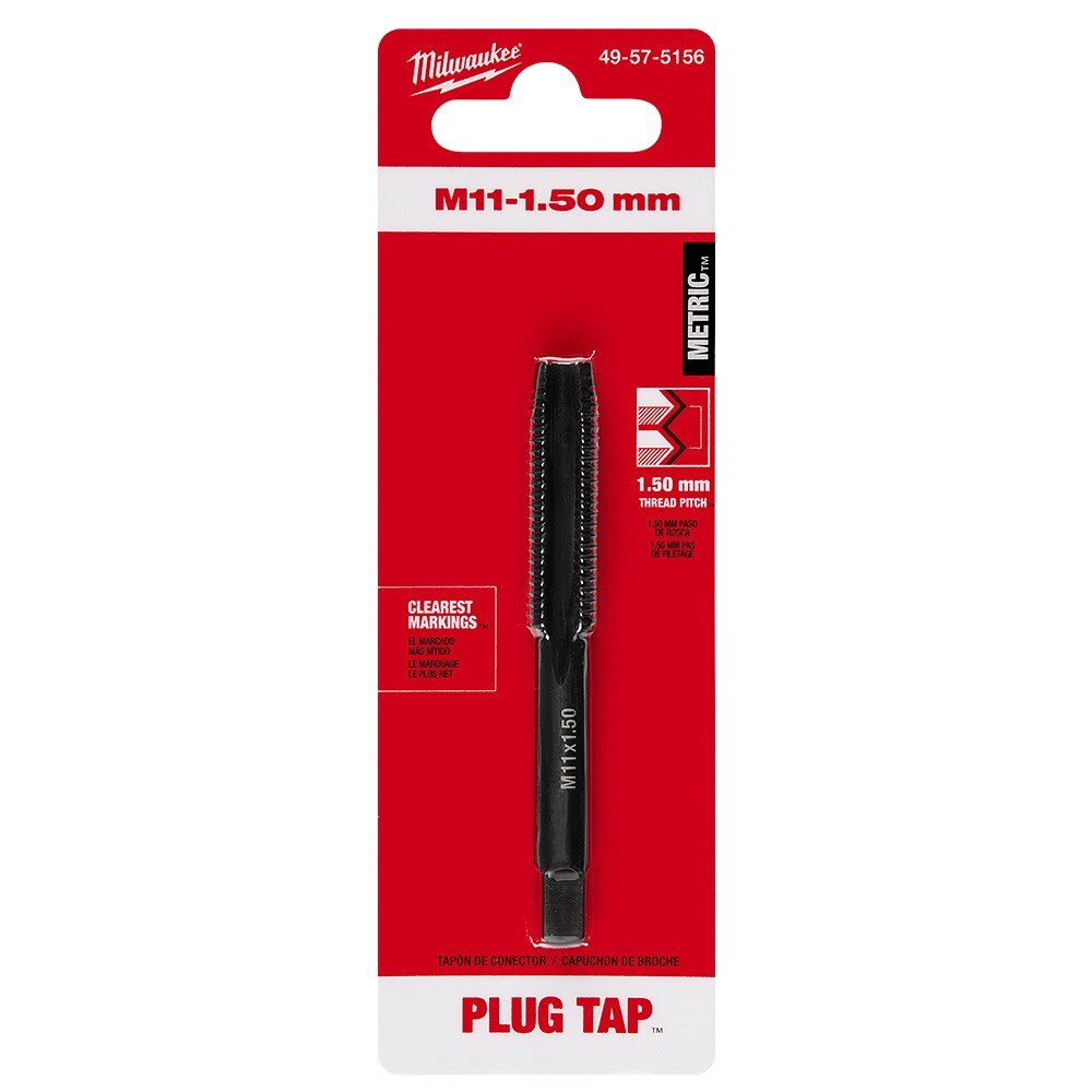 Milwaukee 49-57-5156 M11-1.50 mm Straight Flute Plug Tap - 12
