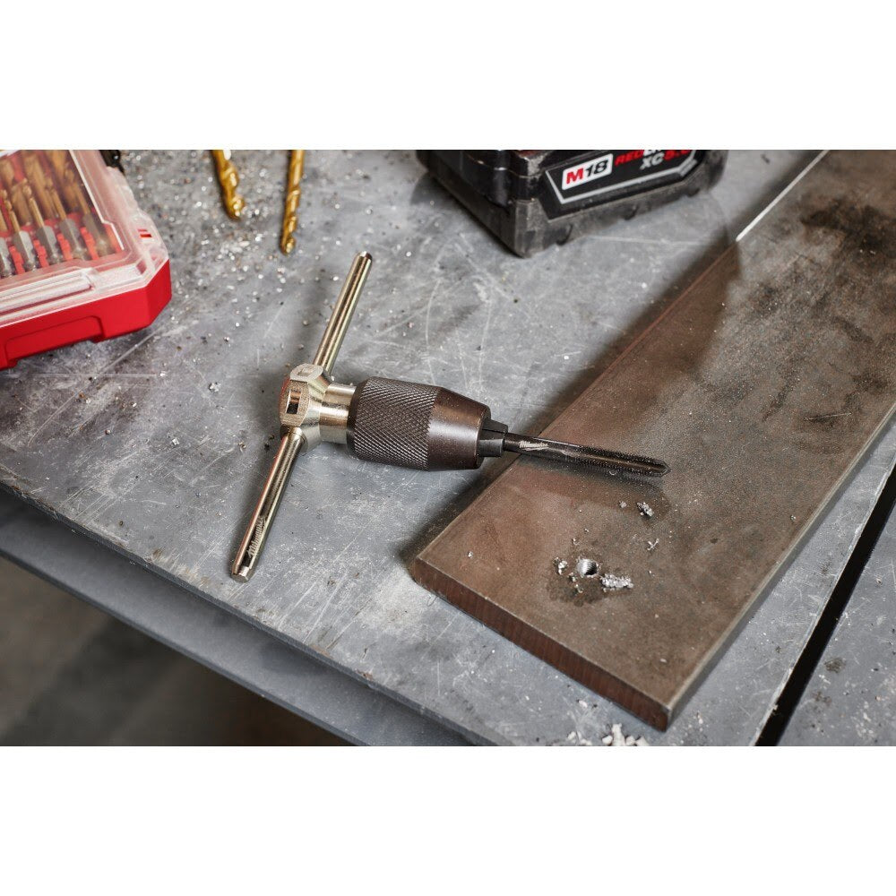 Milwaukee 49-57-5543 M8-1.25 mm Straight Flute Plug Tap & H Drill Bit - 9