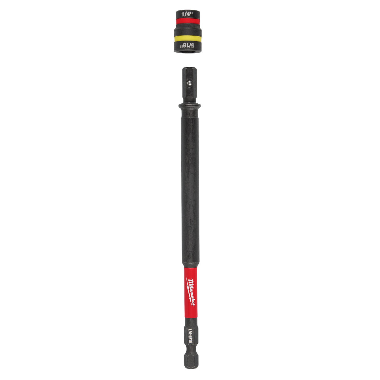 Milwaukee 49-66-4745 SHOCKWAVE Impact Duty 1/4 and 5/16 x 6 QUIK-CLEAR 2-in-1 Magnetic Nut Driver