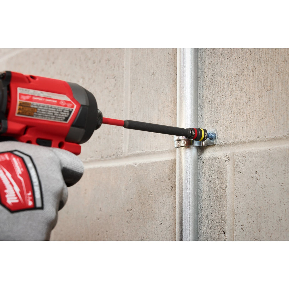 Milwaukee 49-66-4745 SHOCKWAVE Impact Duty 1/4 and 5/16 x 6 QUIK-CLEAR 2-in-1 Magnetic Nut Driver - 5