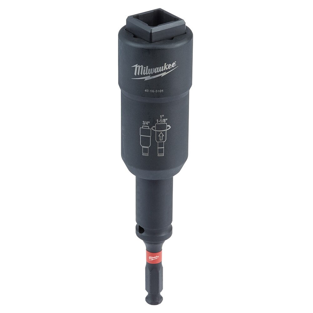 Milwaukee 49-66-5101 Shockwave Lineman's 3 in 1 Distribution Utility Socket - 2