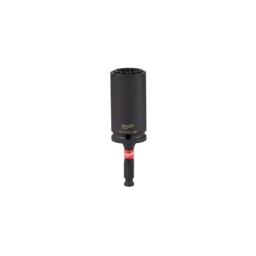 Milwaukee 49-66-5124 Shockwave Lineman's 12PT 15/16 " & 1 1/8" 2-in-1 Socket