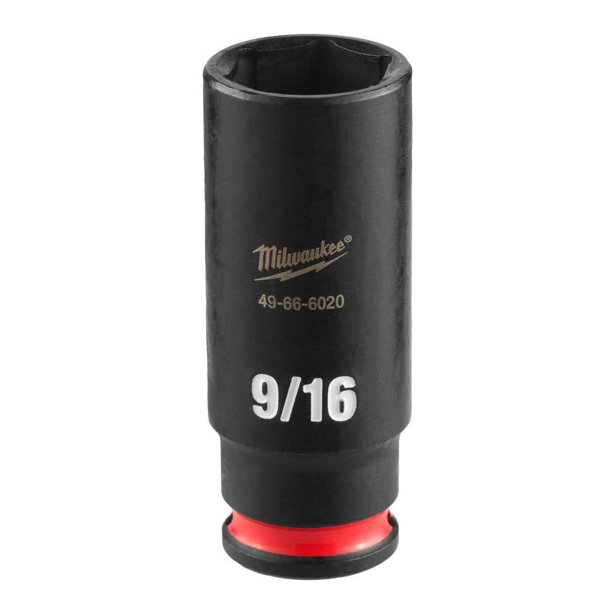 Milwaukee 49-66-6020 SHOCKWAVE Impact Duty 1/4" Drive 9/16" Deep 6 Point Impact Socket