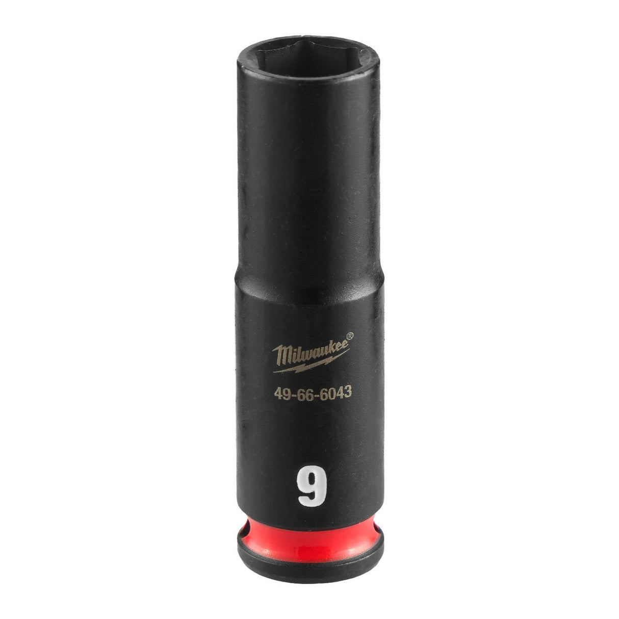 Milwaukee 49-66-6043 Shockwave Impact Duty 1/4" Drive 9 mm Deep 6 Point Impact Socket