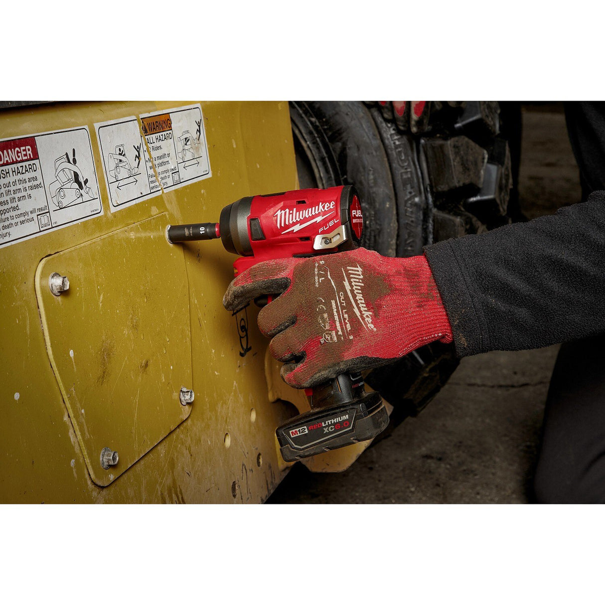 Milwaukee 49-66-6044 SHOCKWAVE 1/4" Drive 10 mm Deep 6 Point Impact Socket - 5