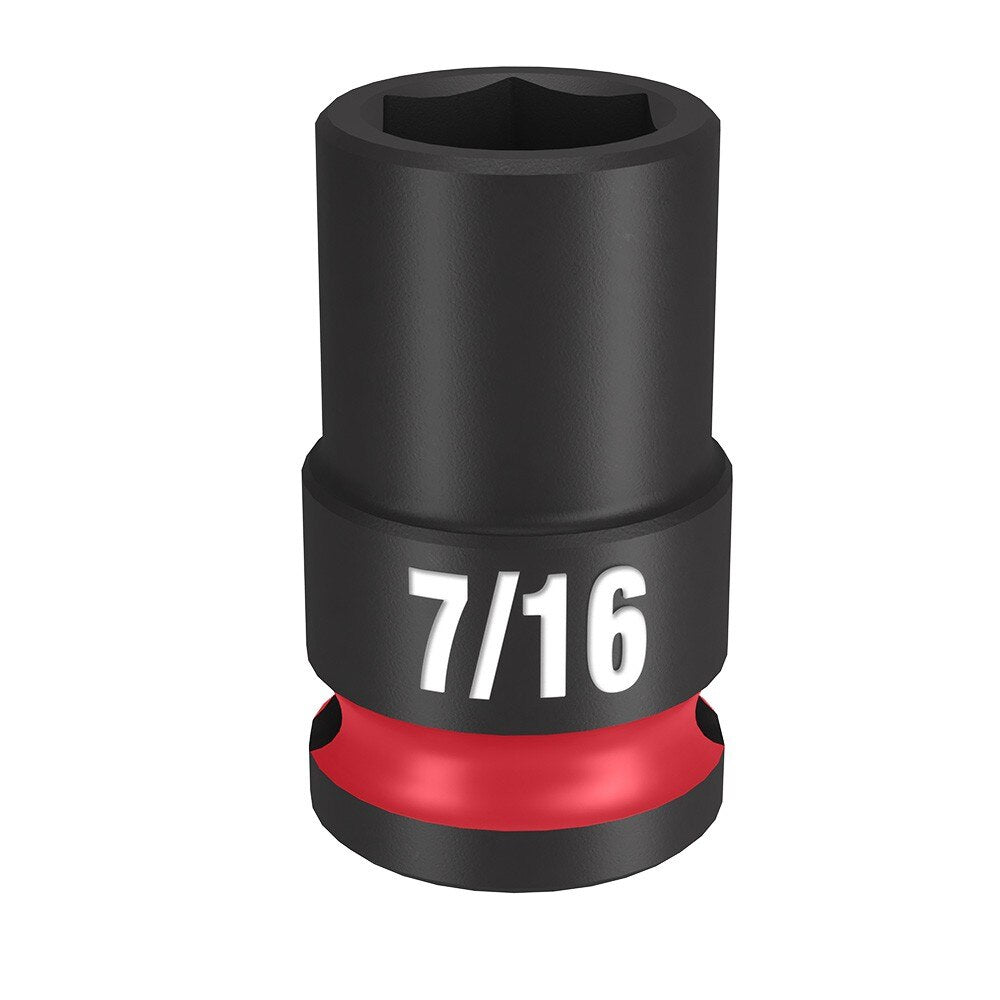 Milwaukee 49-66-6105 SHOCKWAVE Impact Duty™ 3/8" Drive 7/16" Standard 6 Point Socket - 2
