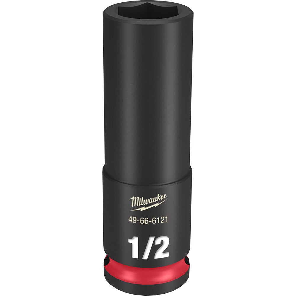 Milwaukee 49-66-6121 SHOCKWAVE Impact Duty™ 3/8"Drive 1/2" Deep 6 Point Socket - 2