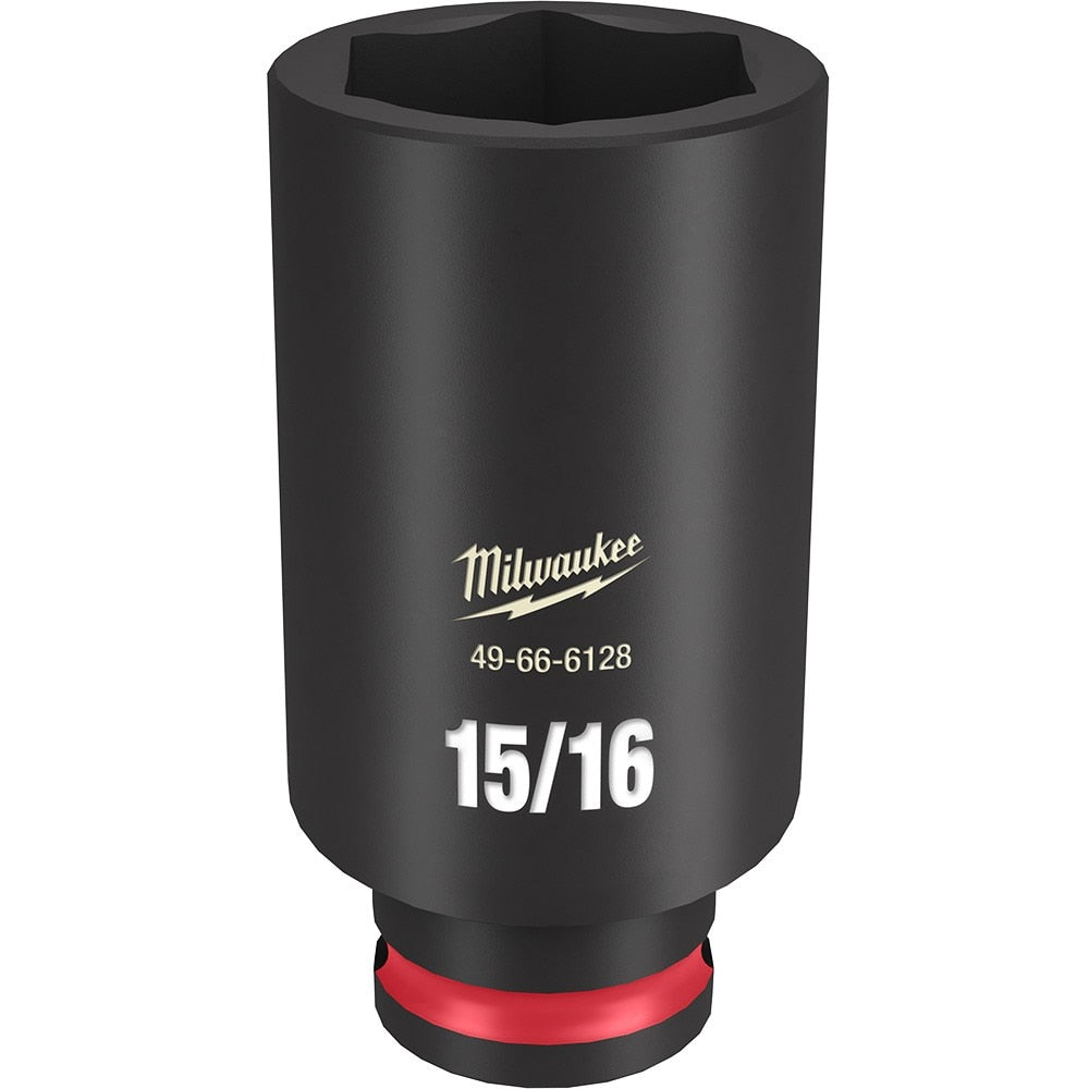 Milwaukee 49-66-6128 SHOCKWAVE Impact Duty™ 3/8"Drive 15/16" Deep 6 Point Socket
