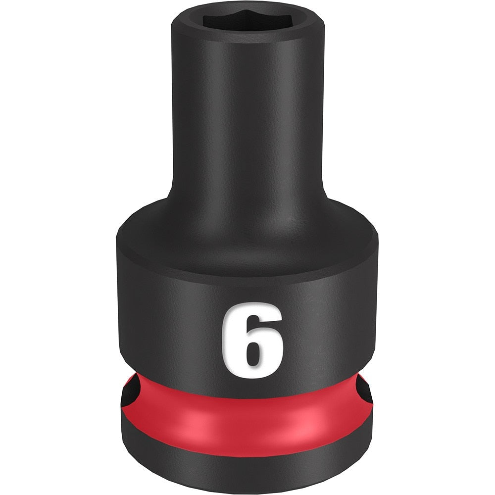 Milwaukee 49-66-6130 SHOCKWAVE Impact Duty™ 3/8"Drive 6MM Standard 6 Point Socket